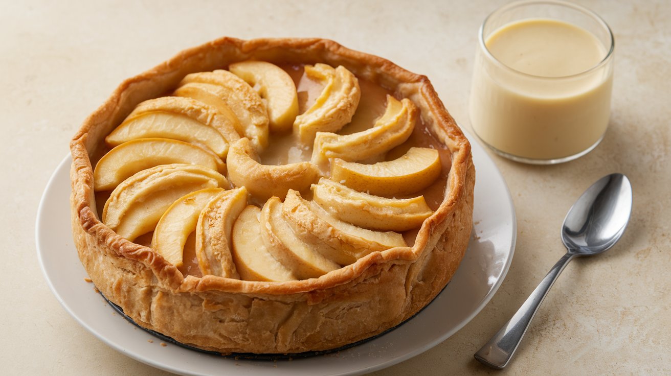 Appeltaart met Bladerdeeg en Pudding – Makkelijk Recept